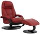 Fjords® Customizable Admiral C Classic Comfort Small Manual Reclining Chair with Footstool-4