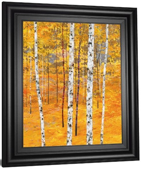 Classy Living Alex Jawdokimov Iridescent Trees IV 22"W Wall Art-3