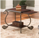 Steve Silver Co.® Rosemont Dry Cherry Sofa Table with Metal Base-2