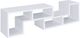 Coaster® Velma White Convertible TV Console And Bookcase-1