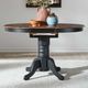 Liberty Furniture Carolina Crossing Antique Honey Gathering Table with Black Base-1