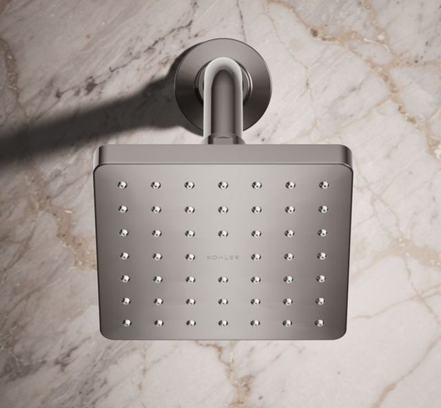 KOHLER® Parallel® Vibrant Titanium 1.75 GPM Single-Function Showerhead-4