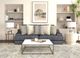 Jackson Furniture Olympus Sapphire Sofa with Cuddler Coil Cushions-1