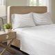 Olliix by Madison Park Essentials Grey Stripe Queen Chambray Sheet Set-3