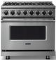 Viking® 7 Series 36" Stainless Steel Pro Style Dual Fuel Range-0