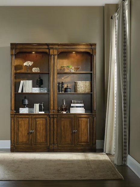 Hooker Furniture Tynecastle Chestnut Bunching Bookcase - Thumbnail 3