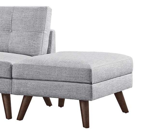 Coaster® Churchill Grey Ottoman-1