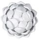 A & B Home White 9" Ceramic Artichoke Sculpture-3