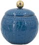 A & B Home Blue Crocodile Texture Pot-1