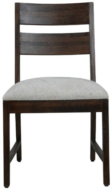 Parker House® Portico Gray/Hazelnut Ladderback Dining Side Chair-1