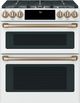 Café™ 30" Matte White Double Oven Slide In Gas Range-0