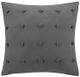 Olliix by Urban Habitat Brooklyn Charcoal 20"x"20 Cotton Jacquard Pom Pom Square Pillow-0