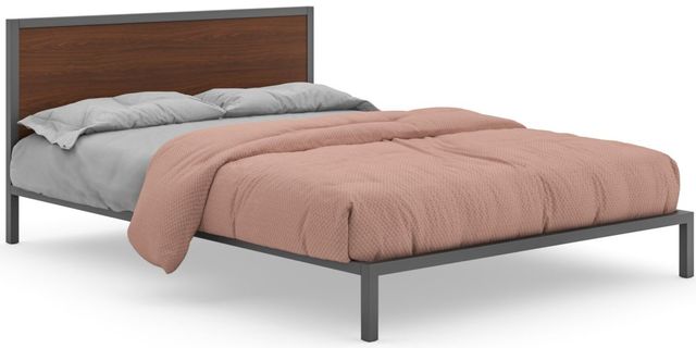 homestyles® Merge Brown Queen Bed, Two Nightstands and Chest-1