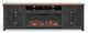 Legends Home Essex Black/Whiskey 97" Fireplace TV Stand-2