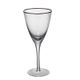 A & B Home Felicia Silver 4" Wine Glass-0