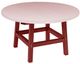 C R Plastic Generation Line Burgundy Cocktail Table-0