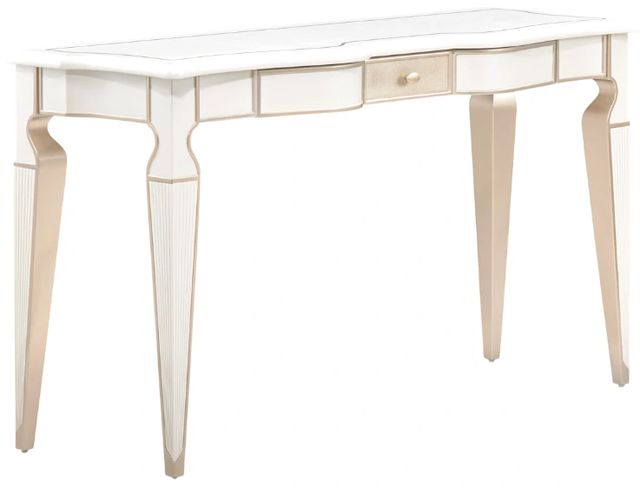 Michael Amini® La Marisia Creamy Pearl Console Table-0