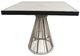 CabanaCoast® Customizable Cove Synthetic Fiber 32" Outdoor Square Dining Table-3