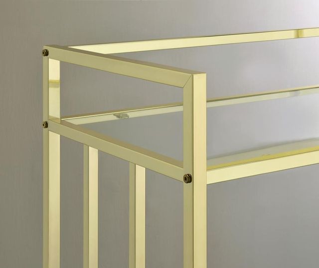 Coaster® Cara Brass Bar Cart-3