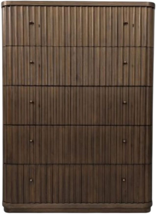 Modus Furniture Penny Chocolate Mousse Fluted Chest-2