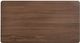 Elements International Razor Walnut Standard Height Rectangle Dining Table-4