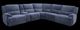 Blue 6 Piece Power Sectional-0