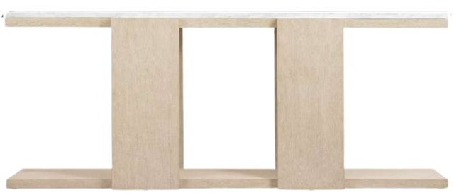 Hooker® Furniture Westwood Gray/White Console Table with Polished Limestone Base-2