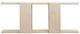 Hooker® Furniture Westwood Gray/White Console Table with Polished Limestone Base-2