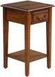 TEI Brushed Walnut End Table-0