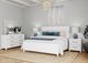 Riverside Furniture Rosalie White King Panel Bed-1