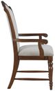 Homelegance® Rexford Cherry/Gray Arm Chair-3