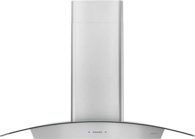 Zephyr Core Collection Ravenna 30" Stainless Steel with Clear Glass Wall Mounted Range Hood-0