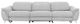 VIG Furniture Divani Casa Paul 4-Seater Grey Sofa with Recliners-1