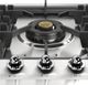 Ilve Nostalgie II 48” Stainless Steel Liquid Propane Cooktop with 6 Burners and Griddle-4
