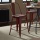 Liberty Furniture Vintage Series Red Back Counter Chair - Set of 2-1