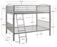 Powell® Heavy Metal Pewter Full Over Full Bunk Bed-2