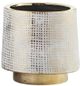 Crestview Collection Beacon 3-Piece Gold/White Vase Set-3