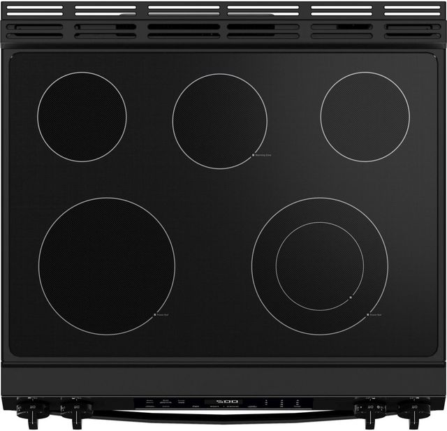 GE® 500 Series 30" Black Slide-In Electric Range-3