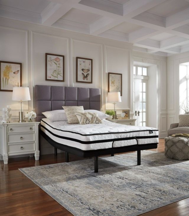 Sierra Sleep® by Ashley® Chime 2-Piece 10" Hybrid and Adjustable Base Queen Mattress Set-4