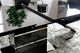 Furniture of America® Midvale Black Dining Table with Chrome Base -4