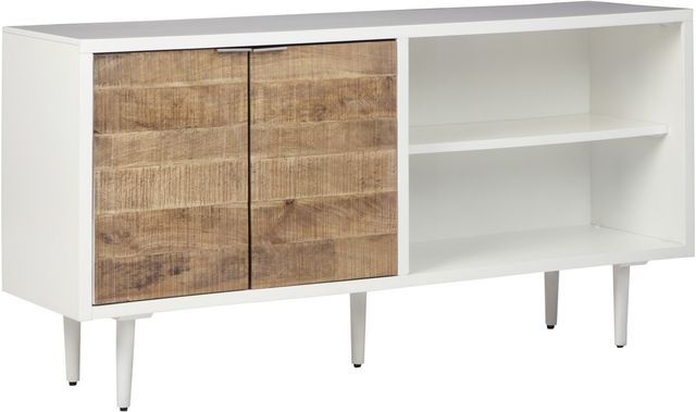 Signature Design by Ashley® Shayland White/Light Brown Accent Cabinet-0