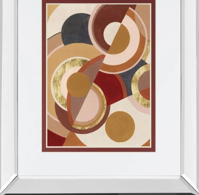 Classy Art Tectonic Earth I by Grace Popp Mirror Framed Wall Art-1