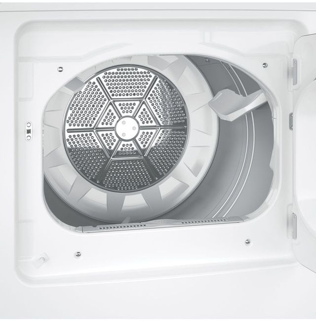 GE® 6.2 Cu. Ft. White Front Load Gas Dryer-3
