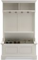 homestyles® Naples White Hall Tree-4