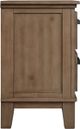 Elements International Jolene Room Grey Nightstand-2