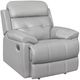 Homelegance® Lambent Silver Gray Manual Recliner-0