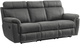 Homelegance® Clifton Gray Double Manual Reclining Sofa-0