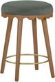 TOV Furniture Oodle Green/Light Walnut Counter Stool-0