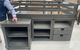 Elements International Cali Kids Grey Twin Youth Loft Roller Desk-1