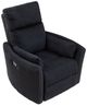 Homelegance® Traverse Black Manual Swivel Glider Recliner-3